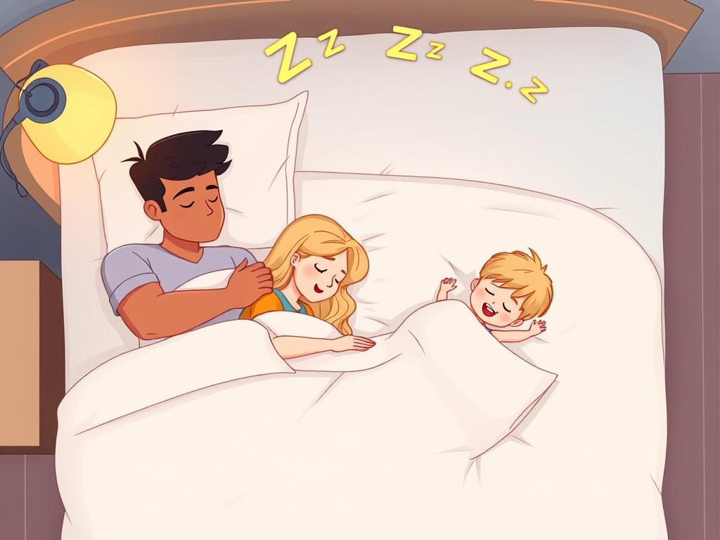 Bedtime in the hotel