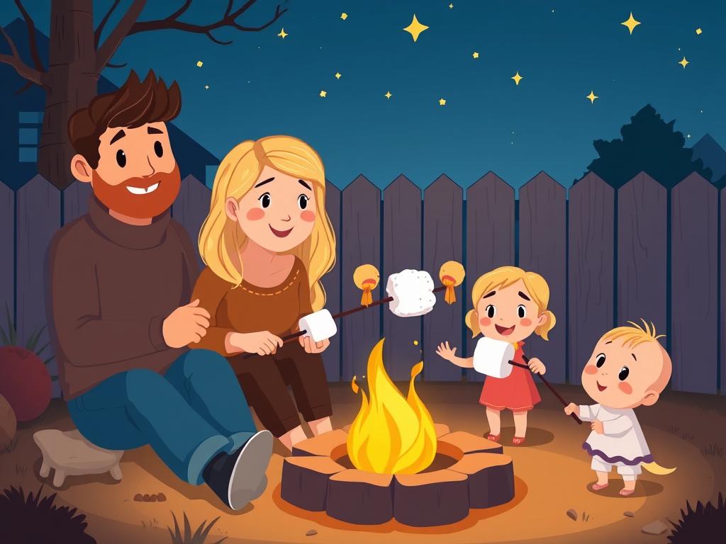 Toasting marshmallows