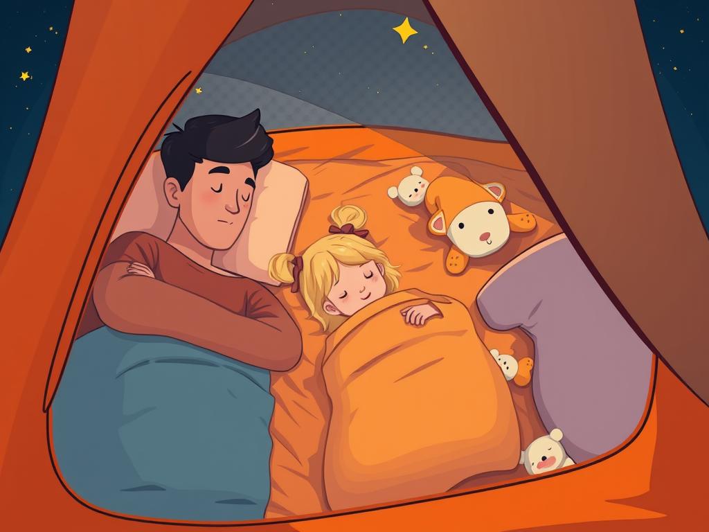 Cosy in the tent